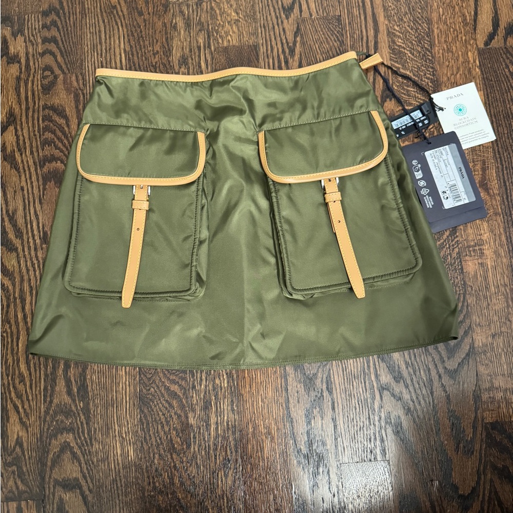 Prada Utility Nylon Skirt